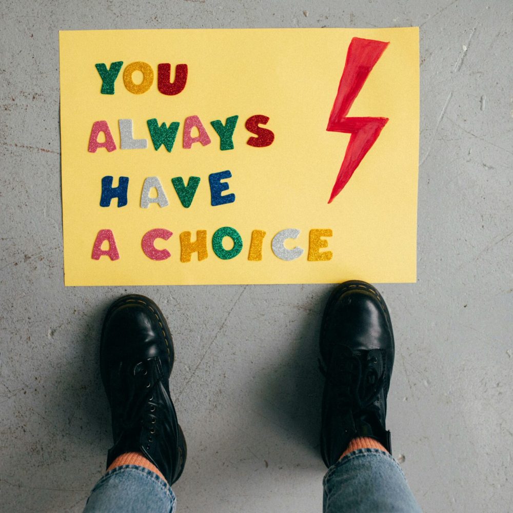 Post it, Bein, Mensch