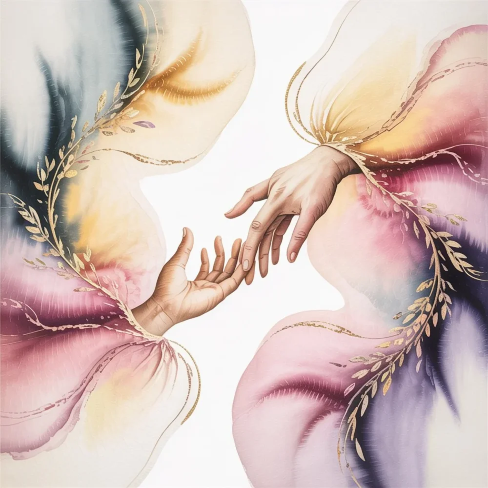 Seelenpartner Zeichnung